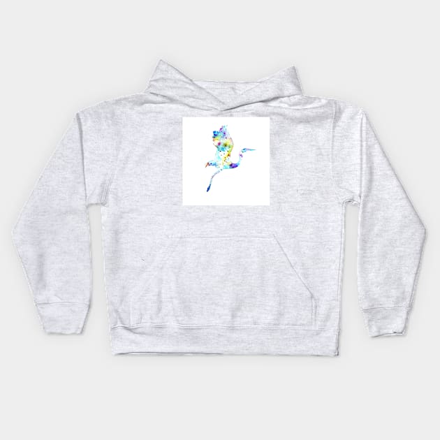 Crane Kids Hoodie by Luba_Ost